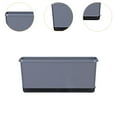 thumbnail image 6 of Bothyi 2 Pieces Window Box Planter Flower Pot Accessories Versatile with Drainage Holes Grey, 6 of 8