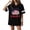 Black, variant on Stars and Stripes Blouse Women 250th Anniversary Usa Flag Short Sleeve V Neck Tunics American Flag 4th Of July Loose Tops 3XL