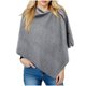 thumbnail image 1 of Capa larga con botones para mujer, chal para mujer, chal tejido, cárdigan, capa de lana, tops con hombros descubiertos, chales, bufanda, chal de color liso para mujer, ropa para muñecas, 1 of 4