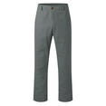 thumbnail image 4 of Kureaily Male Casual Business Solid Slim Pants Zipper Fly Pocket Cropped Pencil Pant Trousers, 4 of 5