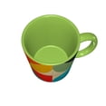 thumbnail image 5 of Colorful Abstract Vibrant Geometric Shapes Curves Coffee Mug Fun Custom Ceramic Mugs 11oz Green, 5 of 5