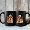 thumbnail image 3 of Hello Fall Goldendoodle Scarf Welcome Autumn with Leaves Pumpkins Mug Doodle Dog Lover Gifts Idea Coffee Tea Cup - 00011, 3 of 4