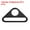 Matte Black, variant on 1.5" 38mm Adjuster Triangle with Bar Swivel Clip D Dee Ring Buckle, 6Pack Matte Black