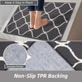 thumbnail image 3 of JAATOP Washable Kitchen Mats, Absorbent Floor Mat, Non-Slip Floor Mat for Kitchen, 24"x 48", Gray, 3 of 8