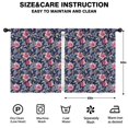 thumbnail image 2 of Blackout Kids Curtains,Pioneer Flower Childrens Insulated Curtains Set Of 2,Bedroom Essentials,Toddler Room Decor 52x63in(132x160cm), 2 of 4