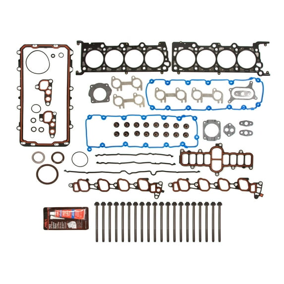 Evergreen FSHB8-21112 Full Gasket Set Head Bolts Fit 1999 Ford E150 F250 Lincoln V8 5.4 VIN L M Z