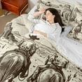 thumbnail image 4 of Castle Fairy Adults Female Men Southwestern Cowboys Bedding Comforter Set 7-Piece,Vintage Desert Cactus King Bedding Sets,Western Exotic Style Ultra Soft Bed Sheets,Ultra Soft Home Decor,Reversible, 4 of 8