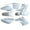 White, variant on Applies to CRF 70 Plastic covers Fairing Kits CRF70 dirt Pit Bike Procket Bike Xmotos Baja DR50 49 50cc 70 90 110  Kayo HK 160