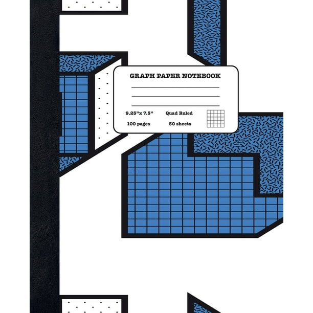 Graph Paper Notebook Quad Ruled 5x5 Maths and Social Studies