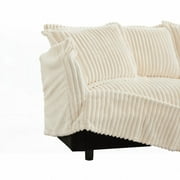 Slipcovered U Shape Sectional Sofa - Lux Comfort, Modular Design