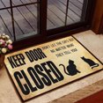 thumbnail image 2 of Sehao No dejes salir a los gatos, no importa lo que te digan, mantén la puerta cerrada, divertido y lindo felpudo, felpudo de bienvenida, felpudo divertido, felpudo para casa nueva, felpudo para sala, 2 of 4