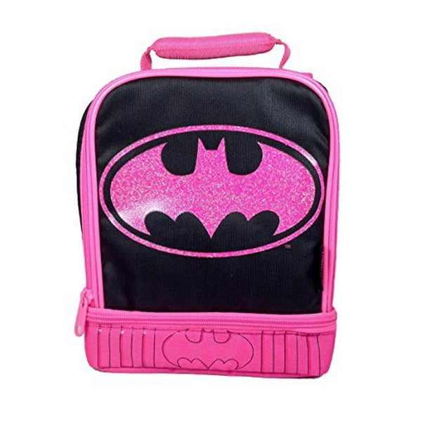 Thermos Batman Pink Logo Dual Soft Lunch Box