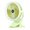 Green, variant on RoamHome Electric Clip-on Mini Fan Charging Small Fans USB Rechargeable with Light, Tabletop Battery Powered Portable Fans Personal Cooling Fan That Blows Cold Air (Green)