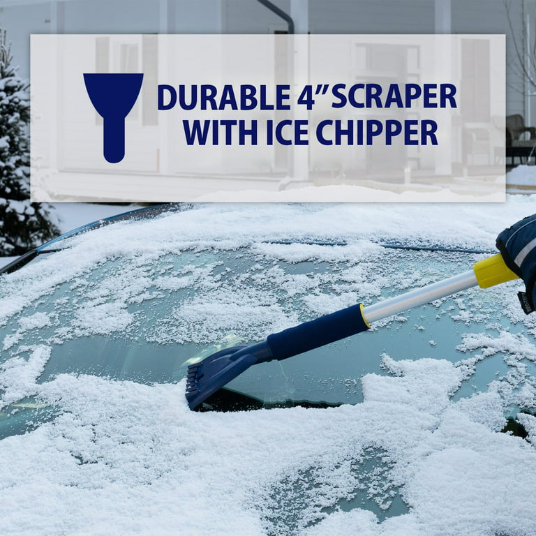 EcoNour 27 Car Snow Brush and Ice Scrapers for Car Windshield (2 Pack)