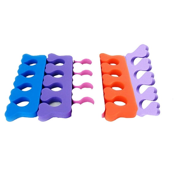 VOKE Nail for Split Nails Fingernail for Splits Nail Nail Hand Practice under 10 80 Grit Nail Files Nail Smoother 100 Pcs Soft Finger Toe Separator Tool Pedicure Manicure