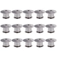 thumbnail image 2 of Shisuyan 15Pcs Alloy Pin Keepers Pin Back Lock Clamps Locking Clasp for Display Books, 2 of 8