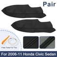thumbnail image 3 of Car Auto Front Door Panels Armrest Cover Synthetic Leather Black 1 Pair for 2006-2011 Honda Civic Sedan, 3 of 7