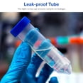 thumbnail image 2 of Centrifuge Tubes Conical-Bottom Flat, PP, 50mL, Sterile, Cap Color: Blue (Qty. 25 per Foam Rack, 8 Racks per Case- 200 Tubes) by Sponix BioRx, 2 of 12