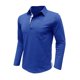 thumbnail image 4 of pstuiky mangas largas para hombre, Camiseta informal de manga larga para hombre, color liso, con solapa, estilo retro. camisetas de hombre m, 4 of 7