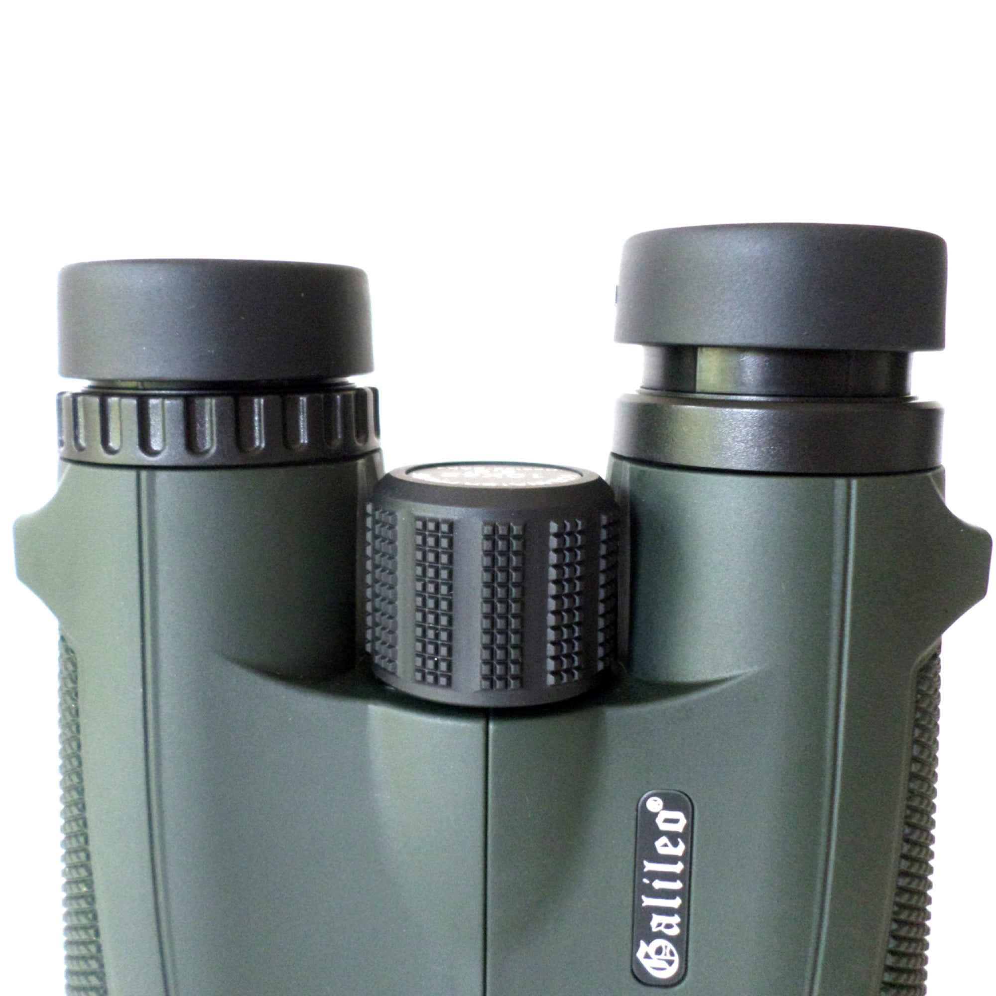 Galileo 12 power Nitrogen Purged, waterpoof and fogproof compact hunting binocular with BAK4 prisms. Twistup eye caps, 42mm lenses, case and strap