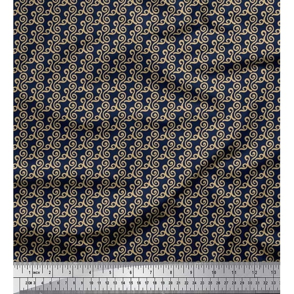 Soimoi Cotton Duck Fabric Abstracts Abstract Decor Fabric Printed Yard 42 Inch Wide