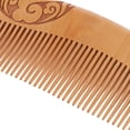 thumbnail image 4 of Peine de Dientes Finos de madera Sunnimix 3 piezas Peines Antiestáticos de caoba, 4 of 7