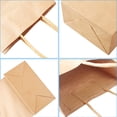 thumbnail image 6 of 25Pcs Paper Bags with Handle, Brown Paper Bags, Gift Bag, 21 x 15 x 8 cm, Kraft Paper Gift Bags with Handle, 6 of 7
