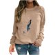 thumbnail image 2 of Ichuanyi liquidación de la moda femenina estampada las mangas largas sueltas blusa redonda del cuello redondo del cuello sudadera ICHUANYI WER202308214305, 2 of 7