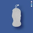 thumbnail image 4 of Bewildely Esponja de ducha para el cuerpo, líneas exfoliantes suaves, cepillos de baño, removedor de piel muerta para el cuerpo, herramienta limpiadora Suministros de limpieza para el hogar Gris Bewildely HA074107-04, 4 of 6