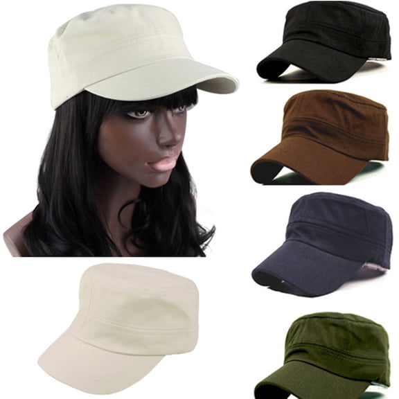 Walbest Classic Unisex Adjustable Plain Vintage Peaked Cap Baseball Cap Sunshade Hat