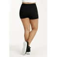 thumbnail image 4 of Women's Plus Size Cotton Legging Shorts High Waist 12 Inch Outseam Soft Stretch, 4 of 4