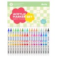 thumbnail image 1 of Arrtx Acrylic Markers, 36 Colors 1-3.5MM Brush Tip Water-Based Acrylic Paint Pens for Rock Painting, Fabric, Easter Eggs, DIY Crafts, 1 of 7