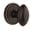 Bronze, variant on Grandeur 820696 Soleil Solid Brass Privacy Door Knob Set - Brass