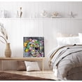 thumbnail image 4 of HFDF Western Horse Painting Large Wall Art Horses Floral Pictures Wall Decor Landscape Flower Canvas PrintModern Home Artwork Decorations For Living Room Bedroom Office Kitchen 20x16inch Framed, 4 of 6