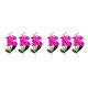 thumbnail image 2 of Inteprter 3 paquetes/lote Elija opciones ecológicas con estas flores de orquídeas de plástico para la decoración del hogar quad púrpura 2Conjunto, 2 of 6