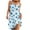 9-Light Blue dresses for women, variant on UPPADA Women's Summer Mini Dress Floral Print Boho Dress Casual Loose Sleeveless Tank Dress Flowy Pleated Beach Sundress Dresses on Sale Clearance Green,S