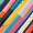 Color Striped, variant on Yayeee Tablecloths for Rectangular Tables 54 x 54 inch Party Table Cover, Flowers Pattern