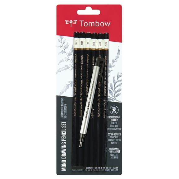 Tombow Mono Drawing Pencil Set, Combo Pack