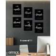 thumbnail image 5 of Drsoum Inspirational Office Wall Art Motivational Quotes Encouraging Sayings Framed Posters 8x10in, 5 of 7