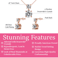 thumbnail image 2 of Cate & Chloe Jasmine 18k Rose Gold Plated Jewelry Set with Swarovski Crystals Gift for Women, 2 of 9