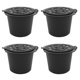 thumbnail image 1 of Cápsulas de café reutilizables para Bosch Tassimo, filtro de plástico, cápsulas de café, utensilios de cocina para el hogar, 60/180 ml, 4 unidades, color negro, 1 of 6