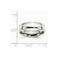 thumbnail image 6 of White Stainless Steel Ring Band Wedding Sterling Silver, 6 of 6