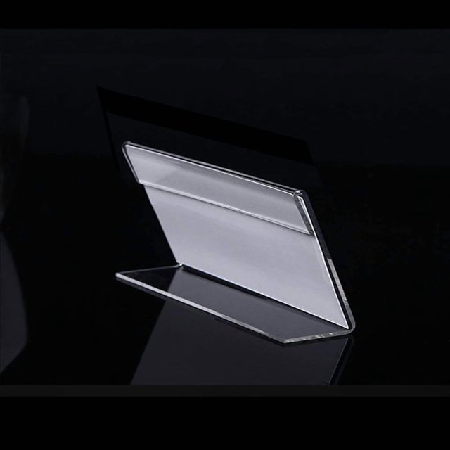 20pcs 7x4cm Top-Load Acrylic Sign Holder,to insert and take out pictures, and the transparent exterior