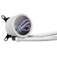 thumbnail image 3 of ASUS ROG RYUO III 240 ARGB White Edition All-in-one AIO Liquid CPU Cooler 240mm Radiator, Asetek 8th gen pump solution, Anime Matrix™ LED Display and ROG AF 12S ARGB fan., 3 of 4