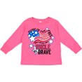 thumbnail image 3 of Inktastic Home of the Free Because My Uncle is Brave Boys or Girls Long Sleeve Toddler T-Shirt, 3 of 5
