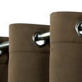 thumbnail image 2 of MDS Blackout Curtains for Living Room and Bedroom Thermal Insulated Grommet Room Darkening Draperies 2 Panels (Mocha 52x63), 2 of 7