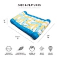 thumbnail image 4 of Big Joe Kona Hammock No Inflation Needed Pool Lounger with Headrest, Paintbrush Yellow Double Sided Mesh, Quick Draining Fabric, 4 feet Big, 4 of 9