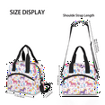 thumbnail image 4 of Herdesigns Colorful Unicorn Insulated Lunch Bag for Women Men Adults Large Reusable Lunch Box Leakproof Portable Cooler Tote Bags with Adjustable Shoulder Strap, 4 of 7