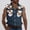 Navy, variant on CLOISE Summer Tops for Men Sleeveless Sleeveless Big and Tall Shirts with Pockets Collared Casual Pullover Tank Tops Color Block Blouses Black