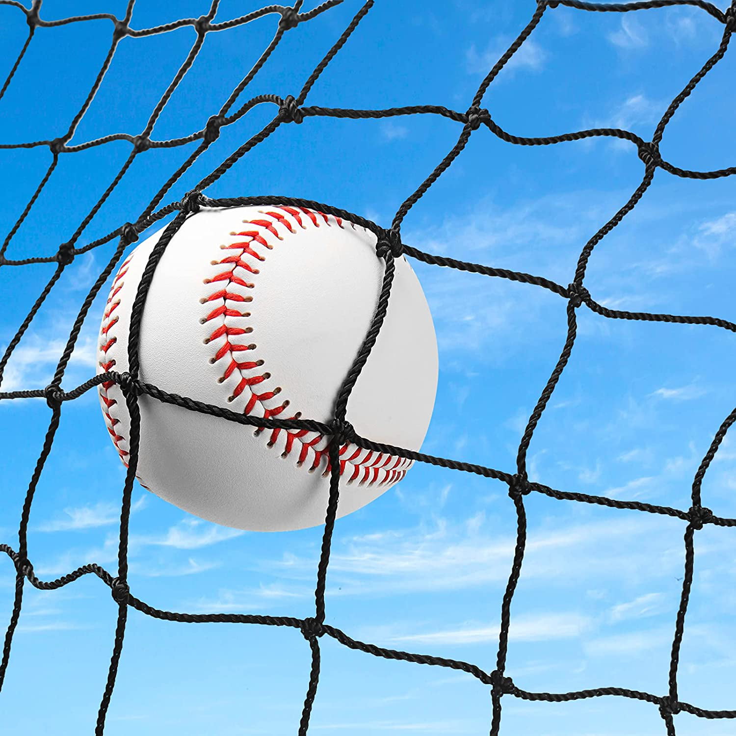 Baseball and Softball Backstop Barrier Nylon Netting #18 